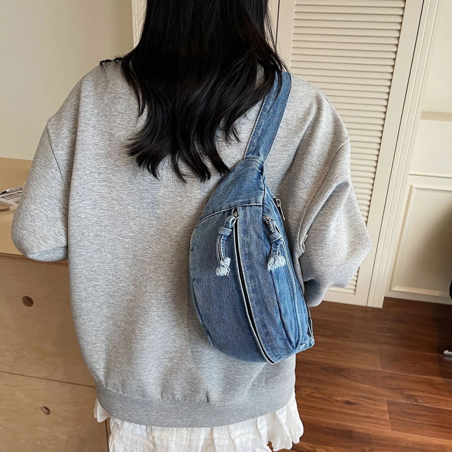 Sac banane jean