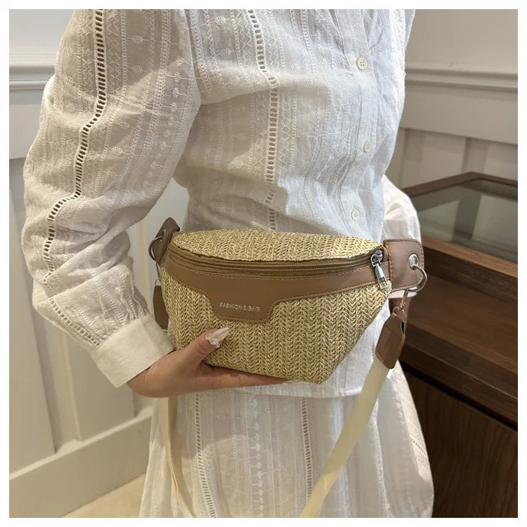 Sac banane paille