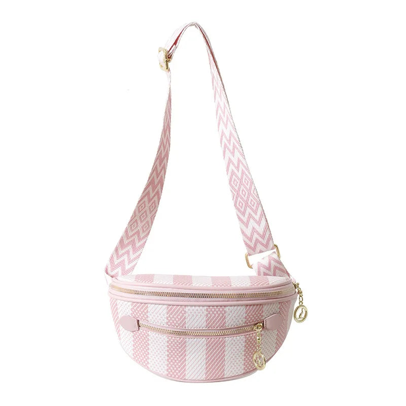Sac banane rayé