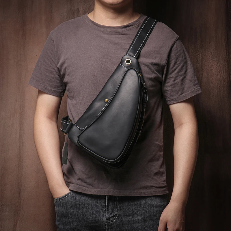 sac banane bandouliere cuir