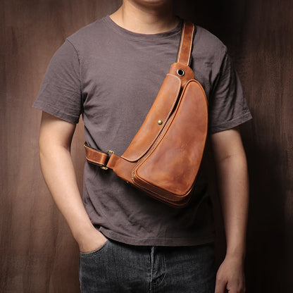 sac banane bandouliere cuir