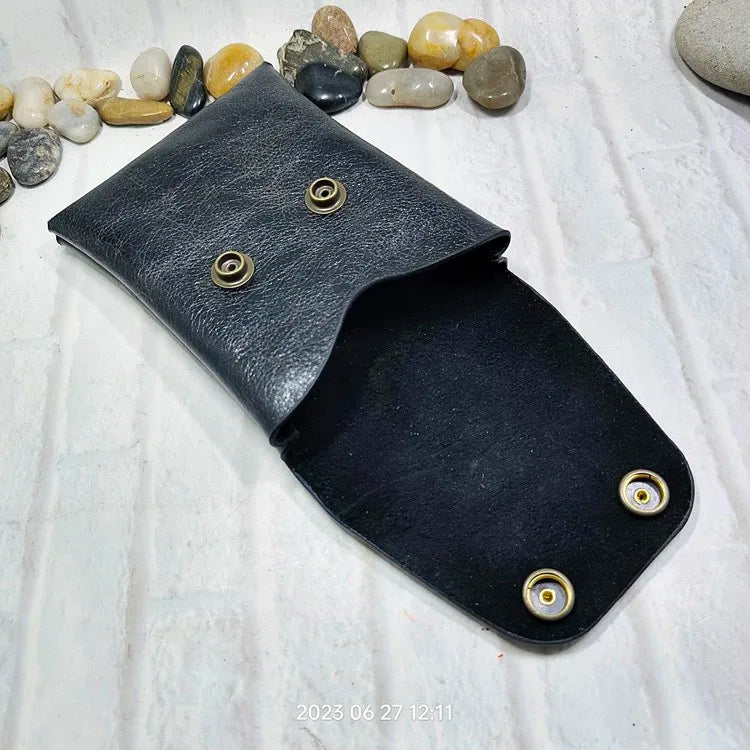 Pochette cuir homme ceinture