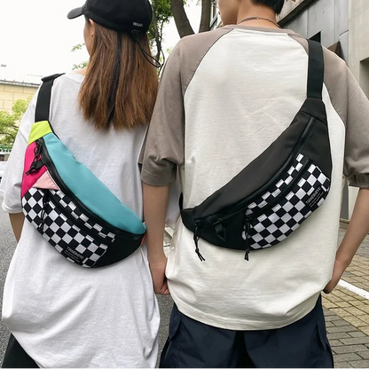Sac banane damier