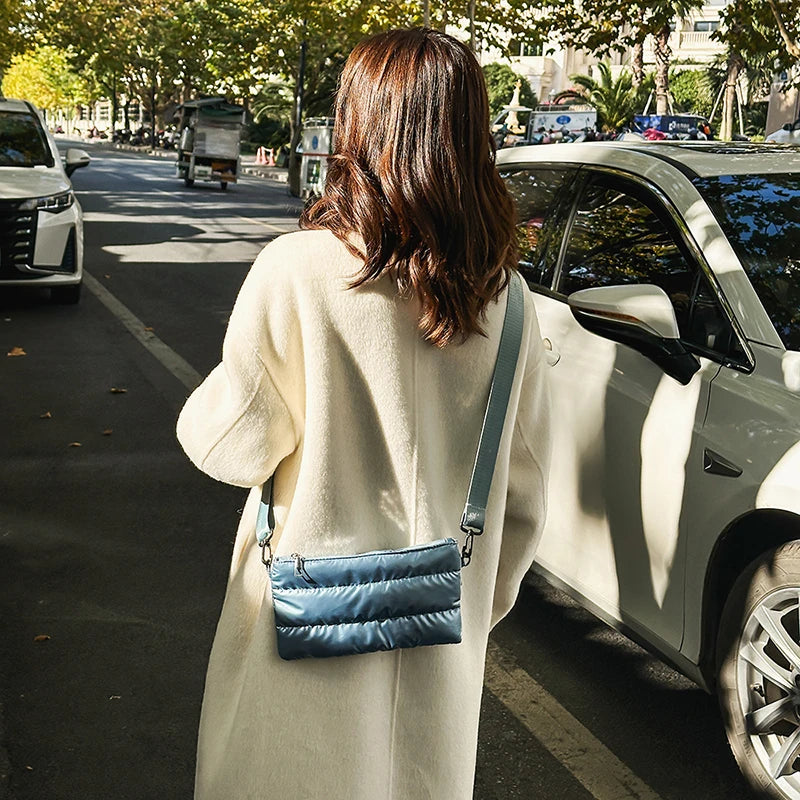 sac de luxe femme sac bandoulière femme sac de luxe femme marque célèbre MOODS-Ensemble de Sacs à Main en Tissu de Coton Matelassé pour Femme, 2 en 1, observateur, Grande Capacité, Cabas, Dernière Collection Hiver 2025