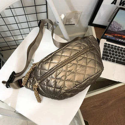 Sac banane matelassé femme
