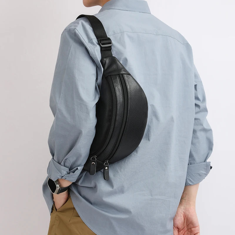 Sac banane double poche