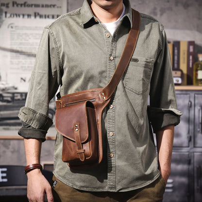 Sac banane bandoulière en cuir