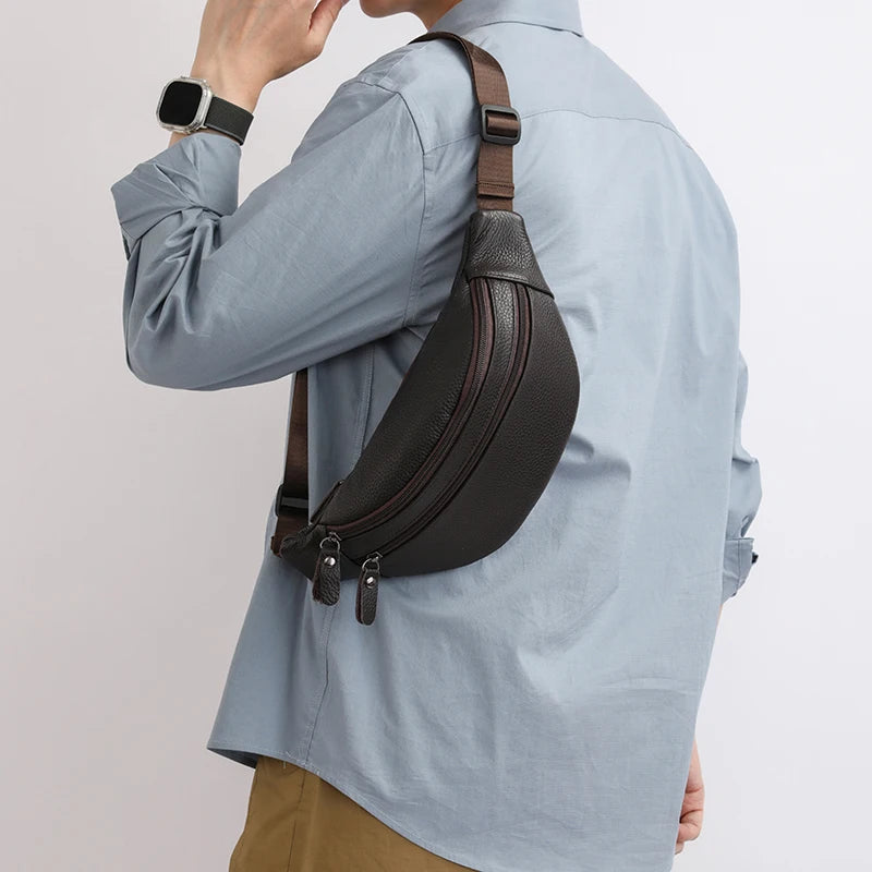 Sac banane double poche