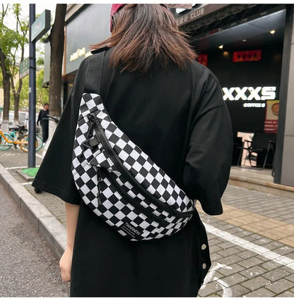 Sac banane damier
