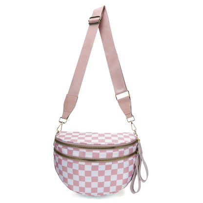Sac banane carreaux