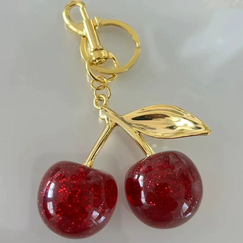 Porte clé cerise