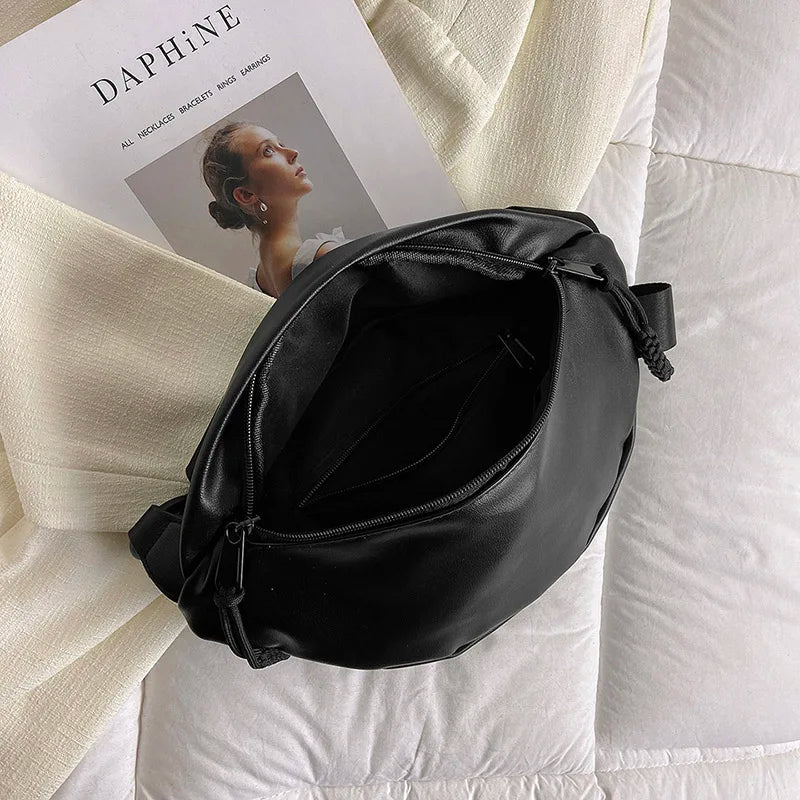 Sac banane femme noir
