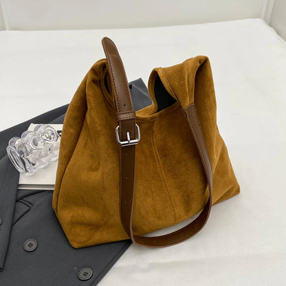 Sac à bandoulière en daim pour femmes, sac à bandoulière élégant, grande capacité, sac à poignée supérieure, sangle réglable, sac Hobo chic, sac de transport quotidien
