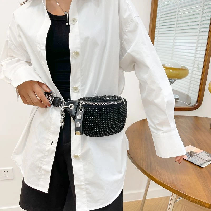 Sac banane clouté femme