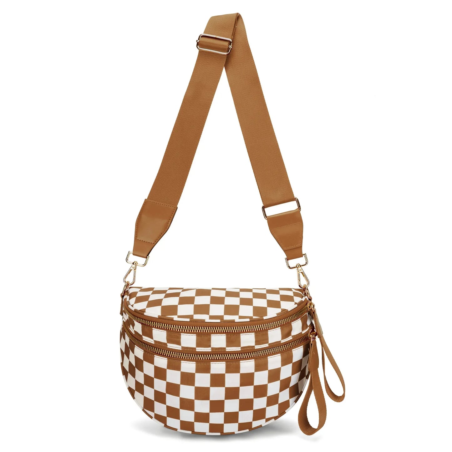 Sac banane carreaux