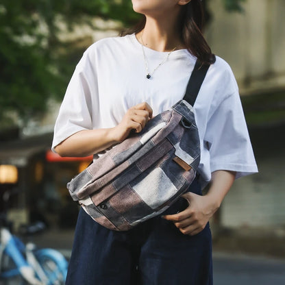Sac banane en jean