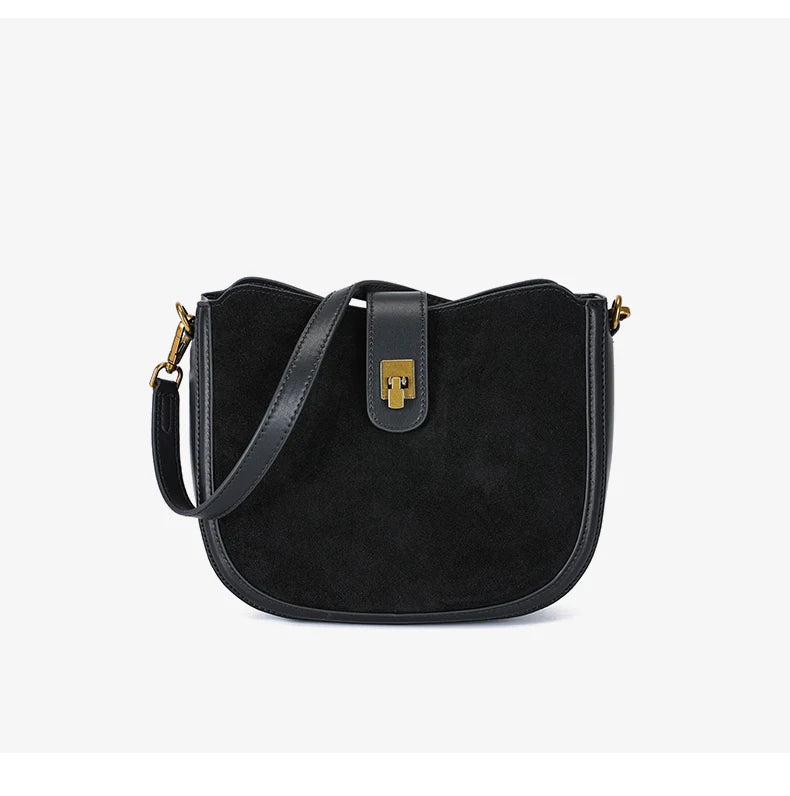Sac à bandoulière en cuir de vache véritable pour femmes, sac à main en cuir véritable de vache souple, sacs à bandoulière Design de luxe à la mode