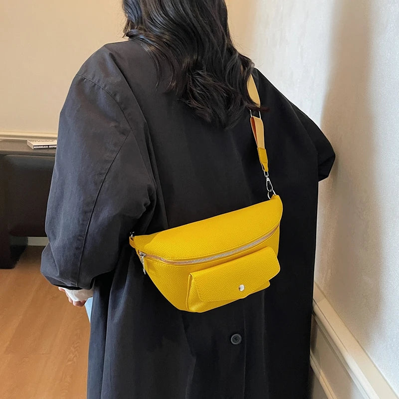 Sac banane avec poche devant