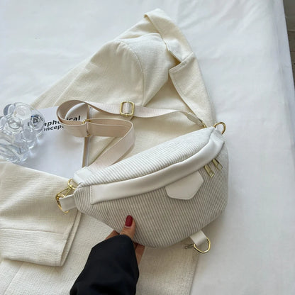 Sac bandoulière velours