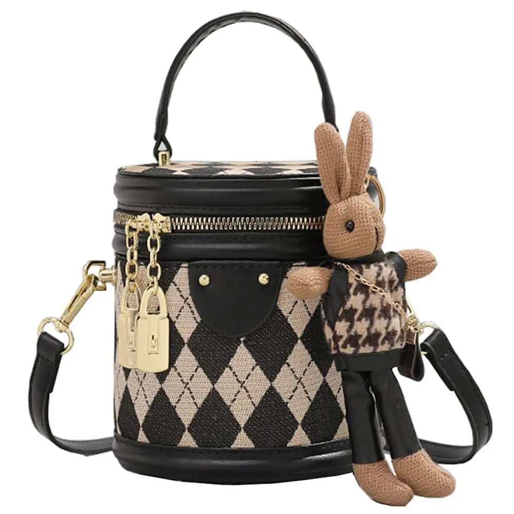 Sac à main de luxe en cuir pour femmes, petits sacs à main avec fermeture éclair, seau à bandoulière, pendentif, nouvelle tendance 2023
