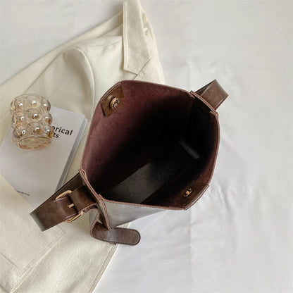 sac a mains femme sac luxe célèbre marque sac de cours MOODS-Ensemble de Sacs Fourre-Tout Rétro pour Femme, Large Sangle, Cuir PU Souple, Sacs à Bandoulière avec Petit Sac à Main, Shopping de Grande Capacité