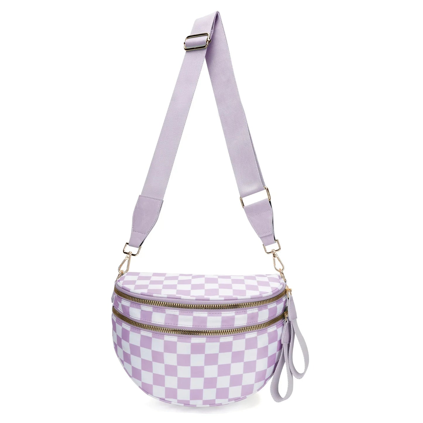 Sac banane carreaux