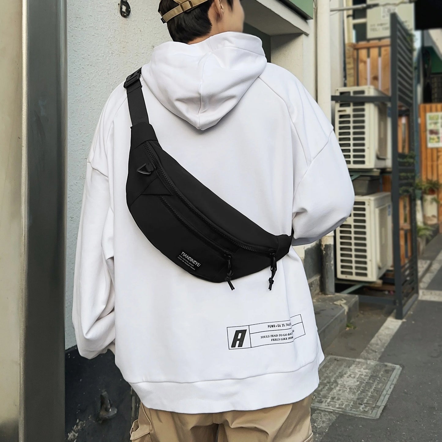 Sac banane coloré