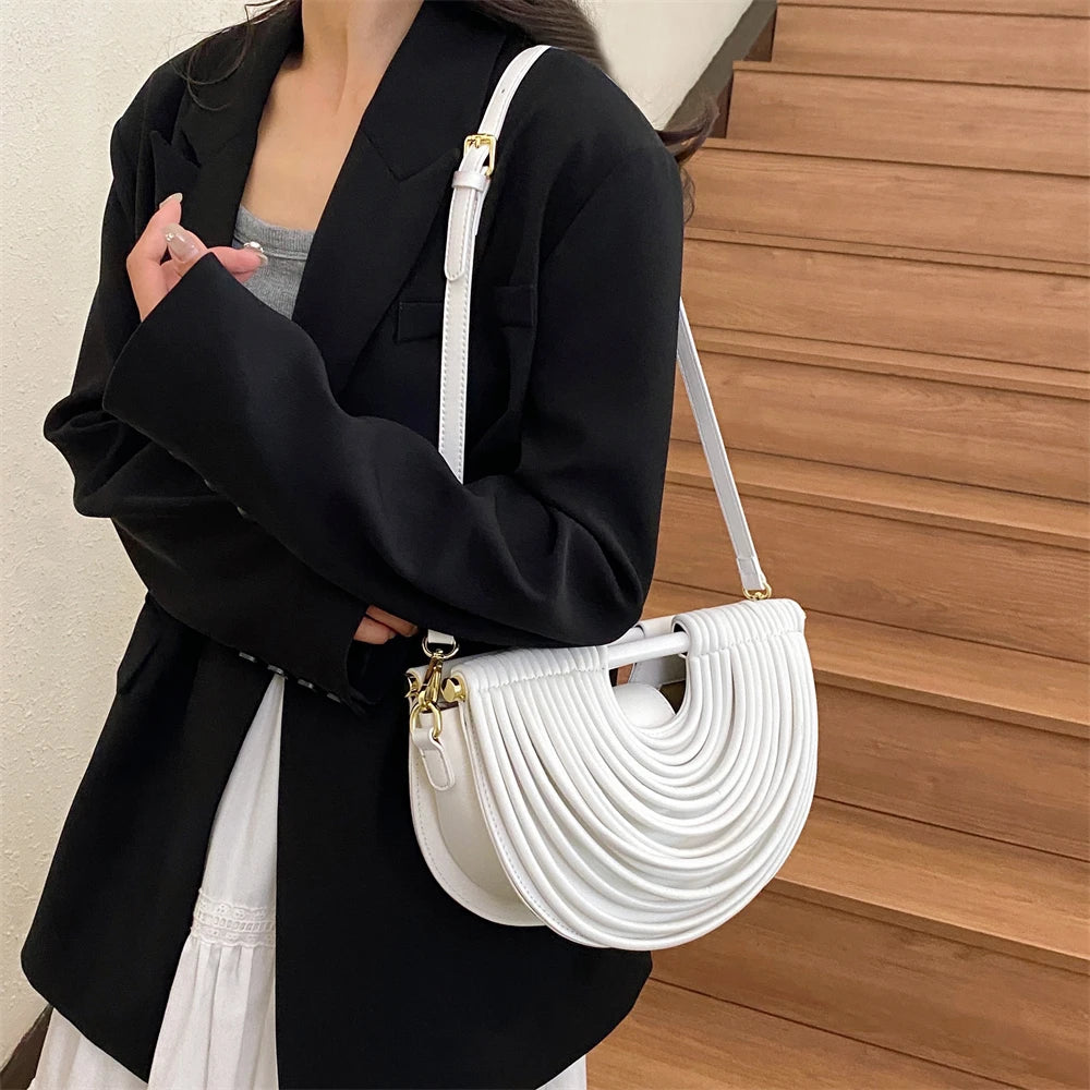 Sac demi-lune luxe
