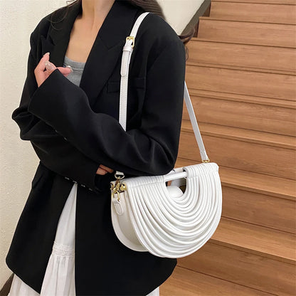Sac demi-lune luxe