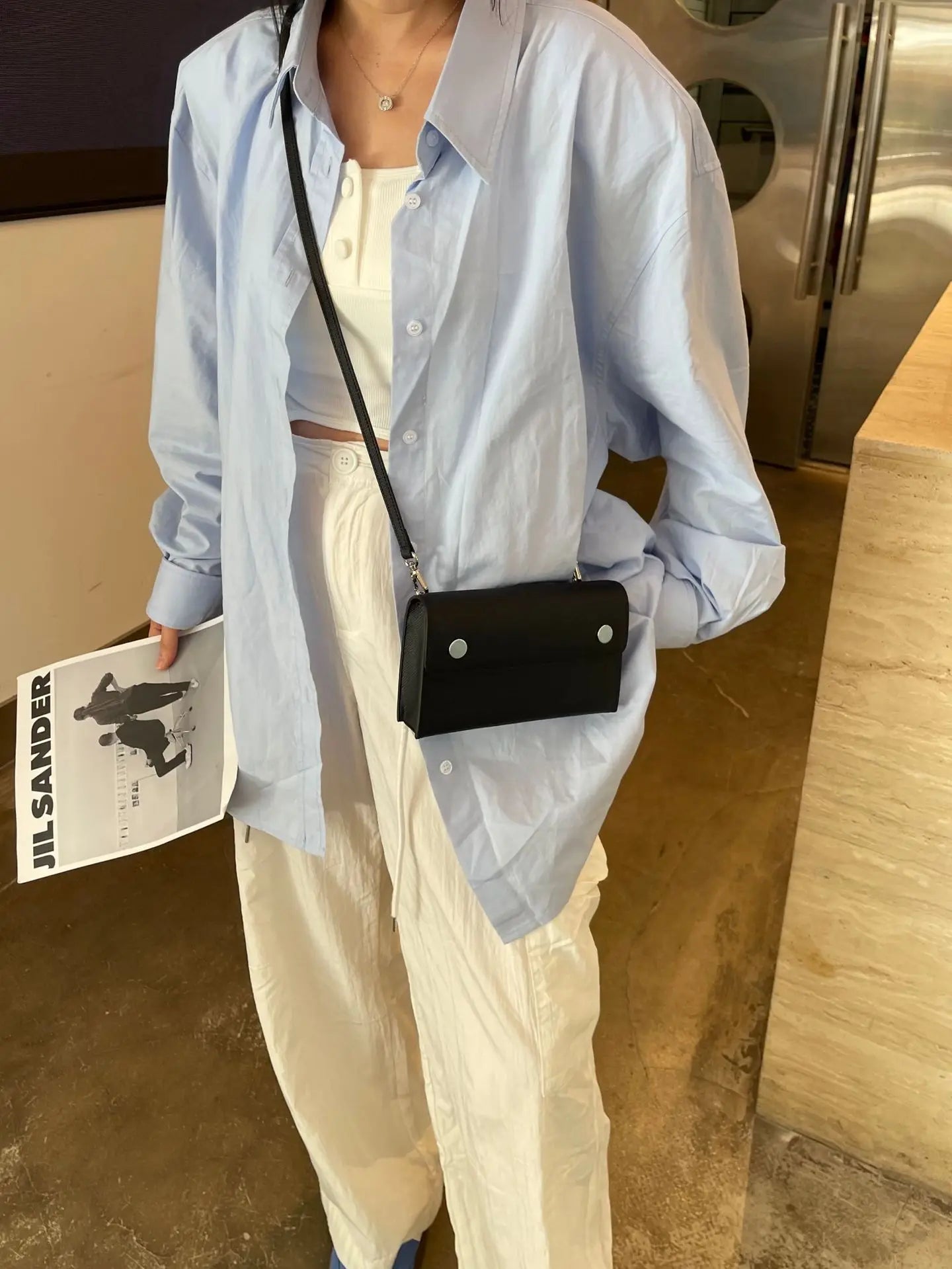 Sac à Main en Cuir group pour Femme, de Luxe, de Haute Qualité, EP Palmprint Cowhide Snap Wallet2024, 2024