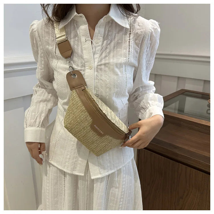 Sac banane paille