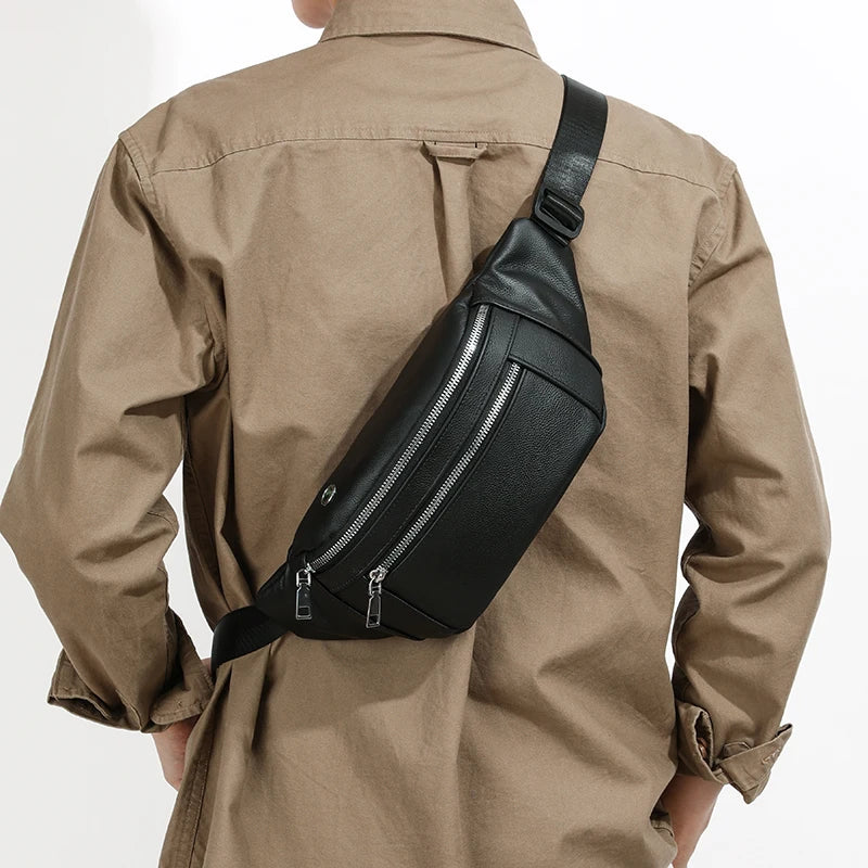 Sac poitrine homme cuir