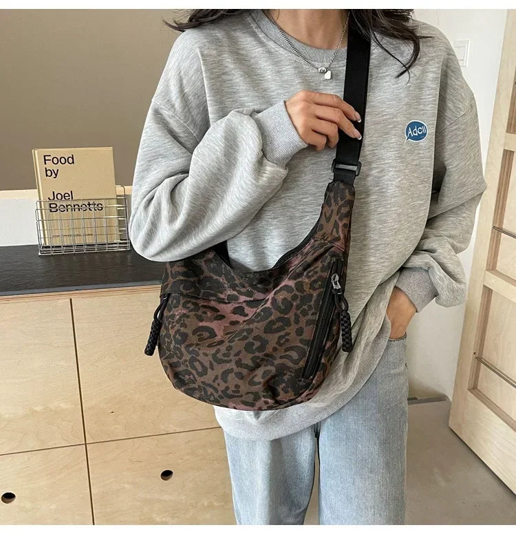 Sac bandoulière léopard