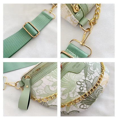 Sac banane fleuri