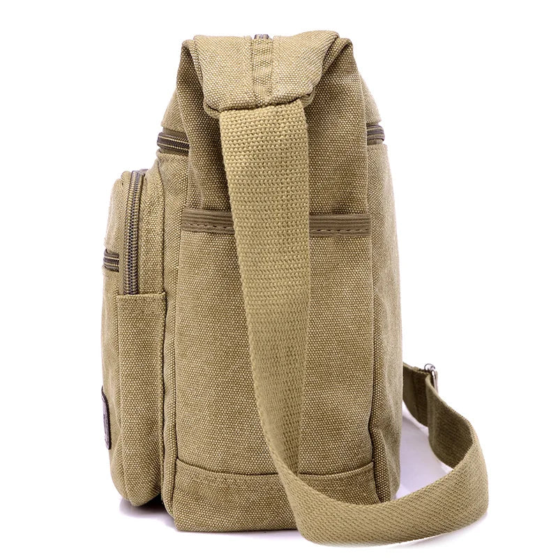 Hommes toile sacs à bandoulière fourre-tout décontracté voyage hommes sac à bandoulière de luxe sacs de messager mode haute qualité sac à main