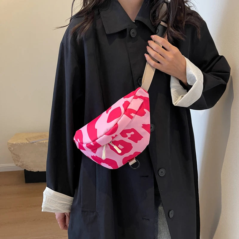 Sac banane femme léopard