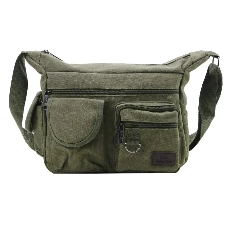 Sac à bandoulière décontracté pour homme, sac de voyage, sac à bandoulière en toile pour homme, sacs messagers de luxe, sac à main de haute qualité, sac de poitrine