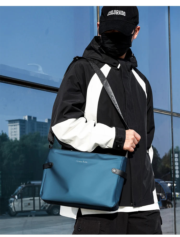 Sac à bandoulière étanche pour hommes, grande capacité, sacoche pour hommes, Style minimaliste, sac à main, sacs à bandoulière Bolsos