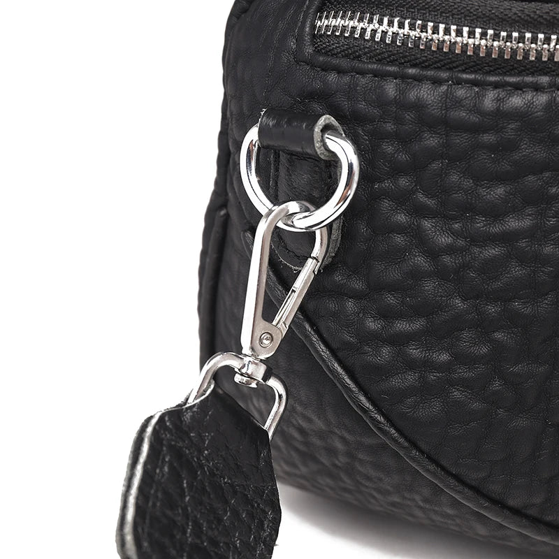Grand sac banane femme cuir
