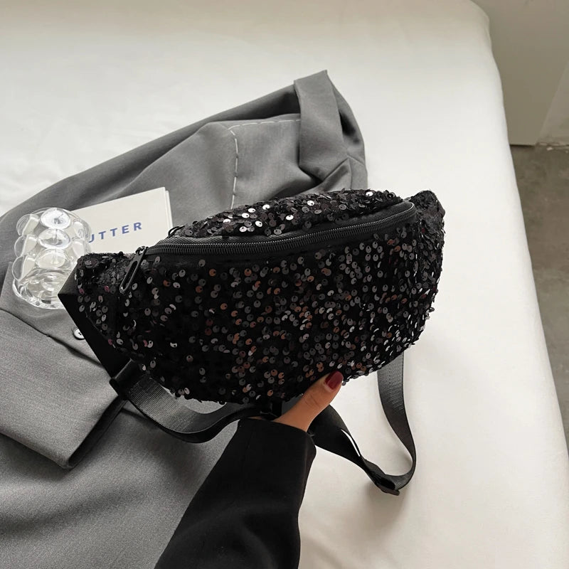 Sac banane sequin