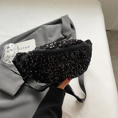 Sac banane sequin