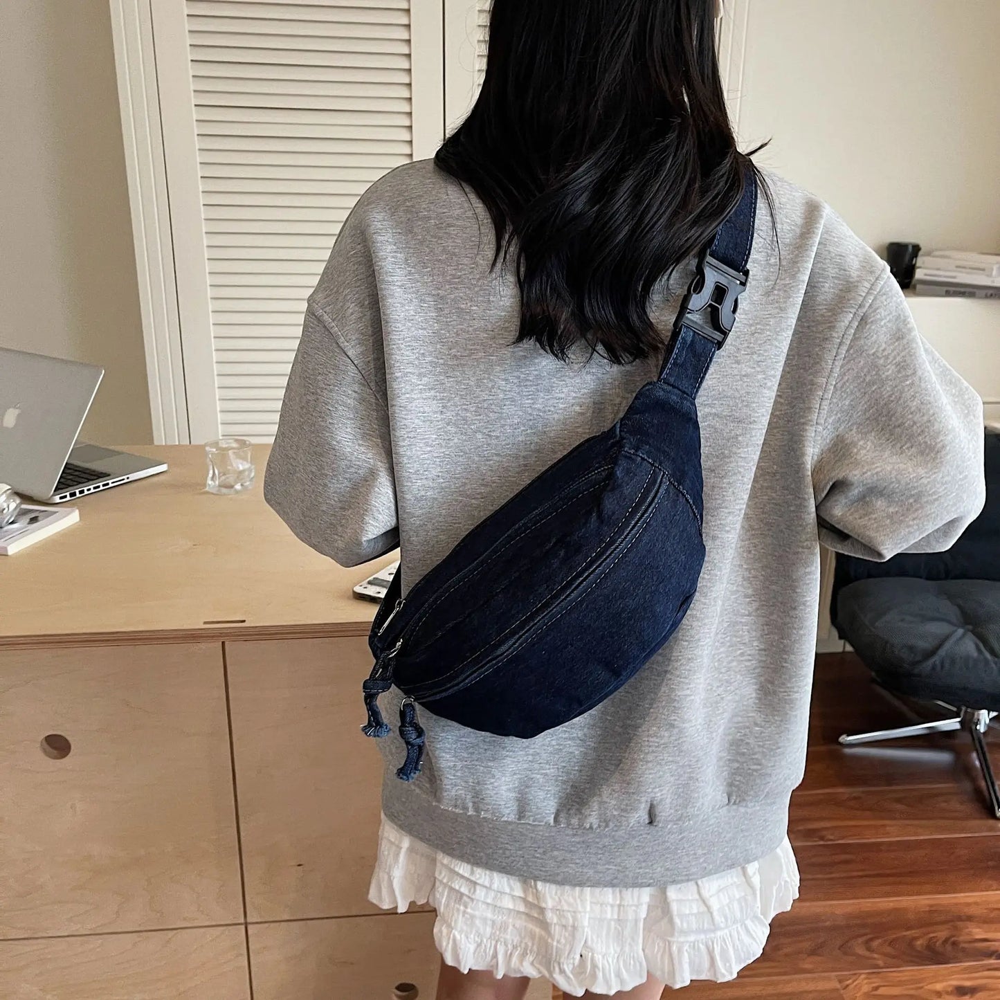 Sac banane jean