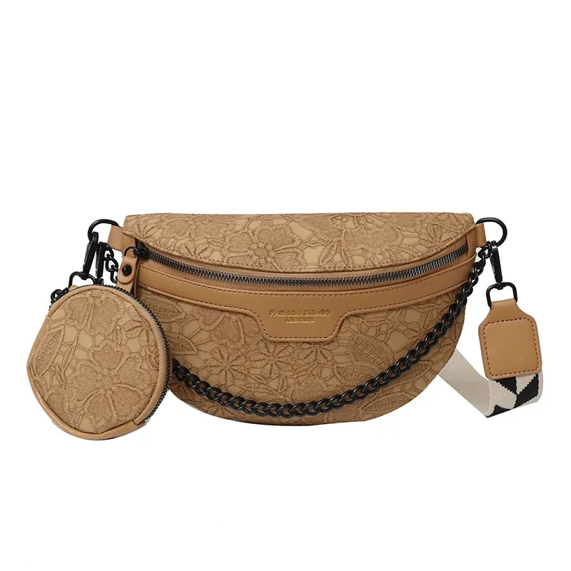 Sac banane femme fleuri