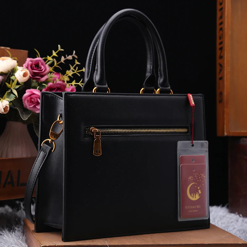 Sac de créateur vintage et de luxe avec broderie délicate impression de chat sac fourre-tout populaire et à la mode pour femmes de grande capacité