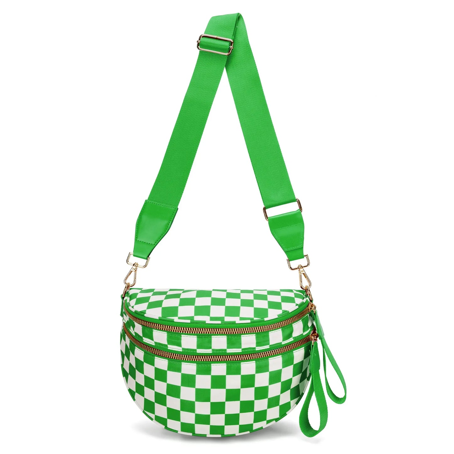 Sac banane carreaux