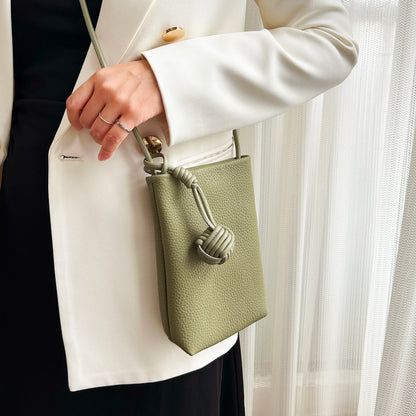 Petit sac à bandoulière en cuir véritable pour femme, sac de téléphone portable design, sac à main de voyage léger pour femme, initié à la mode