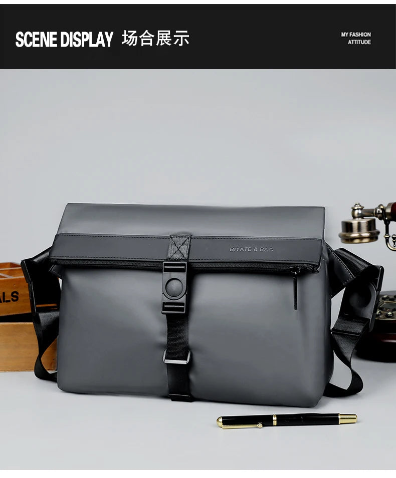 Oxford Messenger Hobos Sac à main pour homme, sac à main pour homme, haute qualité, mince, grande capacité, initié
