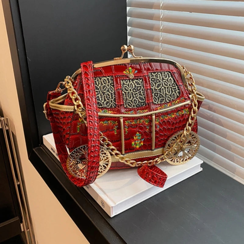 sac de luxe femme pochette soirée femme sacs de soirée mariage sacs de soirée sac soirée pour femme Royal Cheshire Evening Clutch Purses for Women, Broderie, Sac à bandoulière, Luxe, Magnifique, Crocodile, Branded
