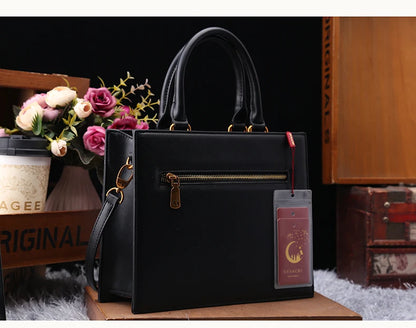 Sac de créateur vintage et de luxe avec broderie délicate impression de chat sac fourre-tout populaire et à la mode pour femmes de grande capacité