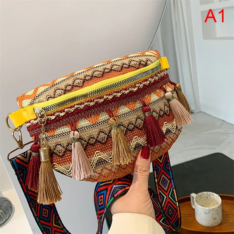 Sac banane brodé